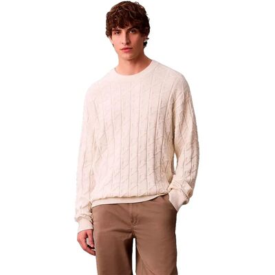 Calvin Klein Jeans Maglione Lv0re301g Tofu 2XL Calvin Klein Jeans Maglione Lv0re301g Tofu 2XL