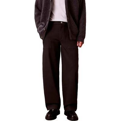Calvin Klein Jeans Pantaloni Chino Lv0re605g Barrel Pirate Black 29 Calvin Klein Jeans Pantaloni Chino Lv0re605g Barrel Pirate Black 29