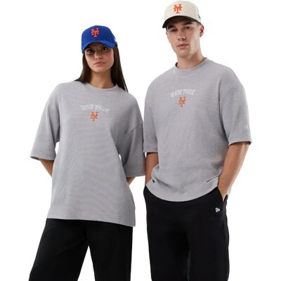 New Era Maglietta A Maniche Corte Mlb Waffle Box New York Mets Grey M New Era Maglietta A Maniche Corte Mlb Waffle Box New York Mets Grey M