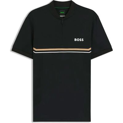 Boss Polo A Maniche Corte Spin Bodymapp 10276669 Black M Boss Polo A Maniche Corte Spin Bodymapp 10276669 Black M