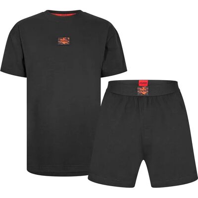 Hugo Pigiama A Maniche Corte Galaxy 102533 Black M Hugo Pigiama A Maniche Corte Galaxy 102533 Black M
