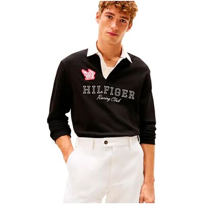 Tommy Hilfiger Polo A Maniche Lunghe Mw0mw2615 Black 2XL Tommy Hilfiger Polo A Maniche Lunghe Mw0mw2615 Black 2XL