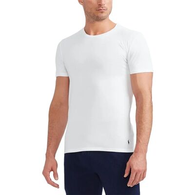 Polo Ralph Lauren Maglietta A Maniche Corte 7183030 3 Unità White / White / White L Polo Ralph Lauren Maglietta A Maniche Corte 7183030 3 Unità White / White / White L