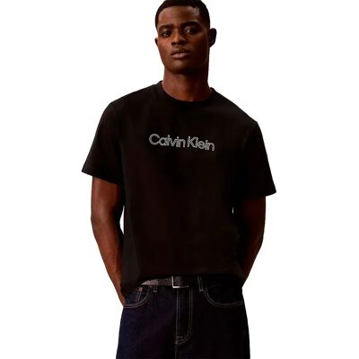 Calvin Klein Jeans Maglietta A Maniche Corte 20s Black M Calvin Klein Jeans Maglietta A Maniche Corte 20s Black M