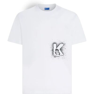 Karl Lagerfeld Jeans Maglietta A Maniche Corte B3m17029 White 2XL Karl Lagerfeld Jeans Maglietta A Maniche Corte B3m17029 White 2XL