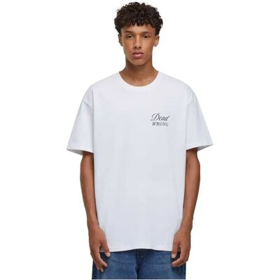 Mister Tee Maglietta A Maniche Corte Dangerous Grounds Oversize White XL Mister Tee Maglietta A Maniche Corte Dangerous Grounds Oversize White XL