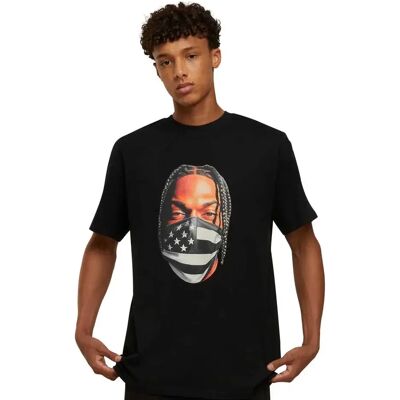 Mister Tee Maglietta A Maniche Corte Psycho Man Oversize Black M Mister Tee Maglietta A Maniche Corte Psycho Man Oversize Black M
