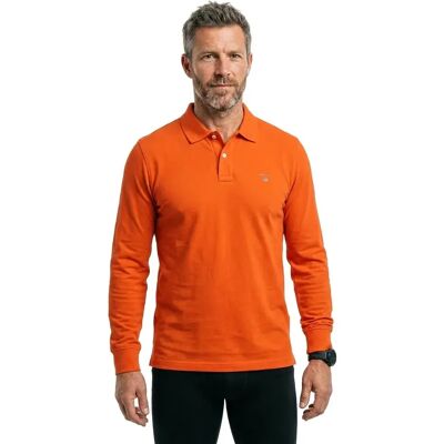 Gant Polo A Maniche Lunghe 2230 Deep Orange S Gant Polo A Maniche Lunghe 2230 Deep Orange S