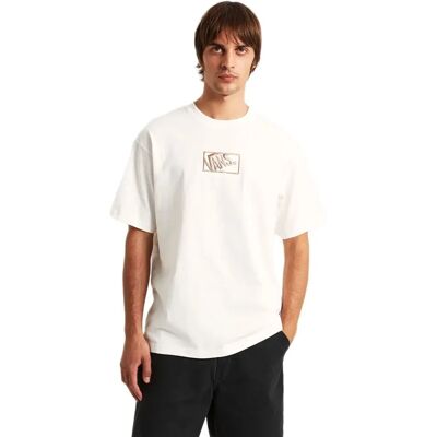 Vans Maglietta A Maniche Corte Blocked Box Loose Egret 2XL Vans Maglietta A Maniche Corte Blocked Box Loose Egret 2XL