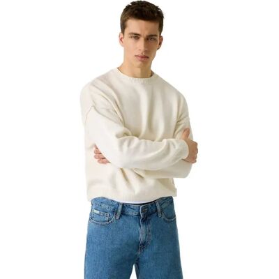 Guess Jeans Maglione M6rr08z3hm1 Warm White 2XL Guess Jeans Maglione M6rr08z3hm1 Warm White 2XL