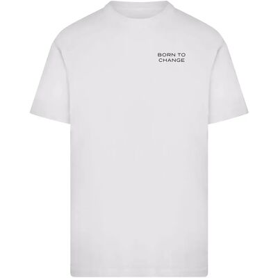 Mister Tee Maglietta A Maniche Corte Born To Change White XS Mister Tee Maglietta A Maniche Corte Born To Change White XS