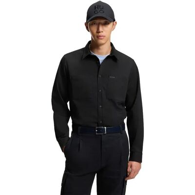 Hugo Camicia A Maniche Lunghe Egrin 1026103 02 Black M Hugo Camicia A Maniche Lunghe Egrin 1026103 02 Black M