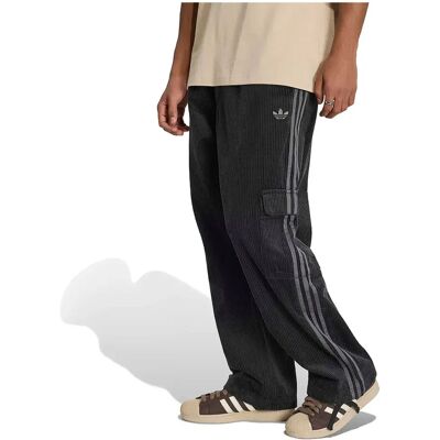 Adidas Originals Pantaloni Cargo Adicolor Cord Black L Adidas Originals Pantaloni Cargo Adicolor Cord Black L