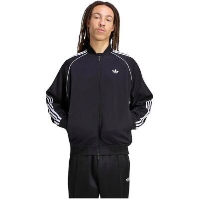 Adidas Originals Felpa Con Zip Sst Adicolor Classics Loose Track Black 2XL Adidas Originals Felpa Con Zip Sst Adicolor Classics Loose Track Black 2XL