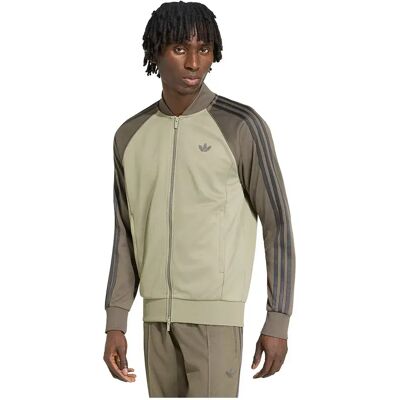 Adidas Originals Felpa Con Zip Sst Silver Pebble M Adidas Originals Felpa Con Zip Sst Silver Pebble M