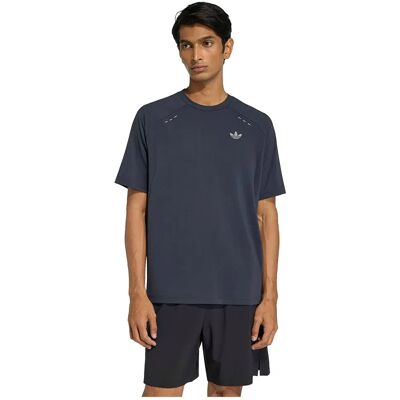 Adidas Originals Maglietta A Maniche Corte Tech Trefoil Essentials Polyester Night Grey 2XL Adidas Originals Maglietta A Maniche Corte Tech Trefoil Essentials Polyester Night Grey 2XL