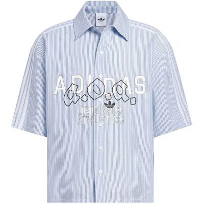 Adidas Originals Camicia A Maniche Corte Texas A&m Aggies Poplin Button Up Night Indigo M Adidas Originals Camicia A Maniche Corte Texas A&m Aggies Poplin Button Up Night Indigo M