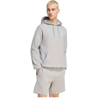 Adidas Originals Felpa Con Cappuccio Trefoil Essentials French Terry Medium Grey Heather 2XL Adidas Originals Felpa Con Cappuccio Trefoil Essentials French Terry Medium Grey Heather 2XL