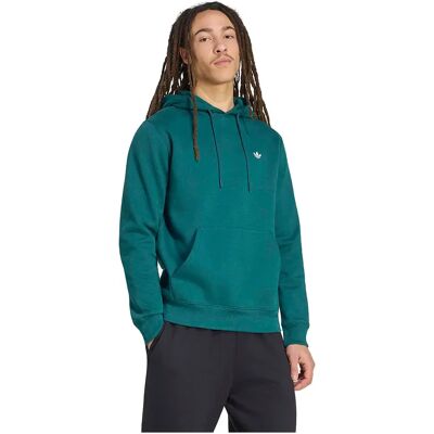 Adidas Originals Felpa Con Cappuccio Trefoil Essentials Rich Green 2XL Adidas Originals Felpa Con Cappuccio Trefoil Essentials Rich Green 2XL