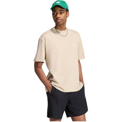 Adidas Originals Maglietta A Maniche Corte Trefoil Essentials Loose Dropped Shoulder Khaki Three M Adidas Originals Maglietta A Maniche Corte Trefoil Essentials Loose Dropped Shoulder Khaki Three M