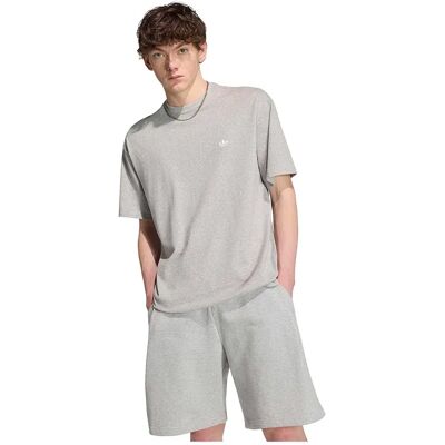 Adidas Originals Maglietta A Maniche Corte Trefoil Essentials Loose Dropped Shoulder Medium Grey Heather XL Adidas Originals Maglietta A Maniche Corte Trefoil Essentials Loose Dropped Shoulder Medium Grey Heather XL
