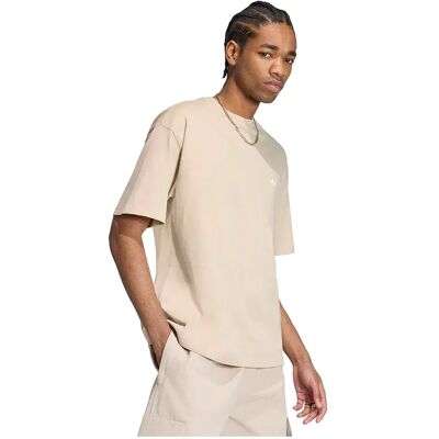 Adidas Originals Maglietta A Maniche Corte Trefoil Essentials Loose Khaki Three M Adidas Originals Maglietta A Maniche Corte Trefoil Essentials Loose Khaki Three M