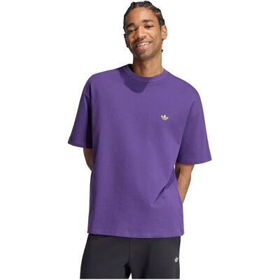 Adidas Originals Maglietta A Maniche Corte Trefoil Essentials Loose Violet S Adidas Originals Maglietta A Maniche Corte Trefoil Essentials Loose Violet S