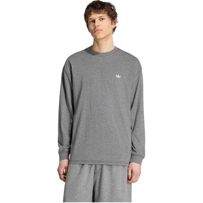 Adidas Originals Maglietta A Maniche Lunghe Trefoil Essentials Melange Top Grey Four Mel 2XL Adidas Originals Maglietta A Maniche Lunghe Trefoil Essentials Melange Top Grey Four Mel 2XL