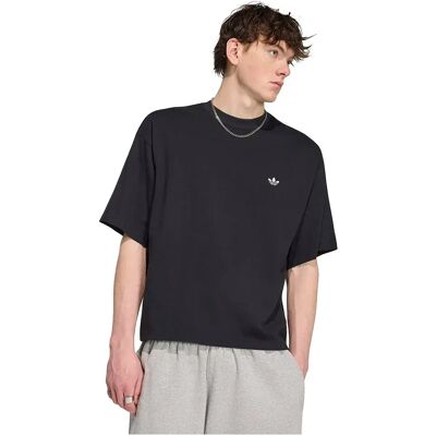 Adidas Originals Maglietta A Maniche Corte Trefoil Essentials Oversized Black L Adidas Originals Maglietta A Maniche Corte Trefoil Essentials Oversized Black L
