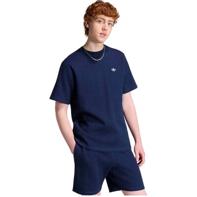 Adidas Originals Maglietta A Maniche Corte Trefoil Essentials Waffle Night Indigo 2XL Adidas Originals Maglietta A Maniche Corte Trefoil Essentials Waffle Night Indigo 2XL