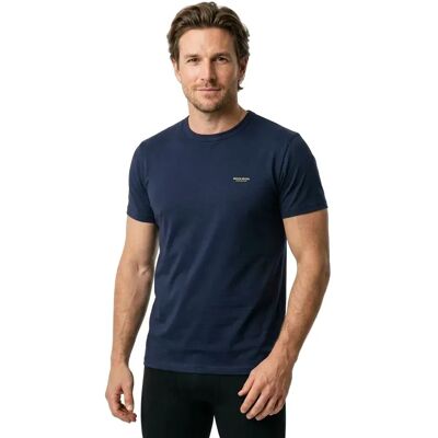 Woolrich Maglietta A Maniche Corte Logo Blue 2XL Woolrich Maglietta A Maniche Corte Logo Blue 2XL
