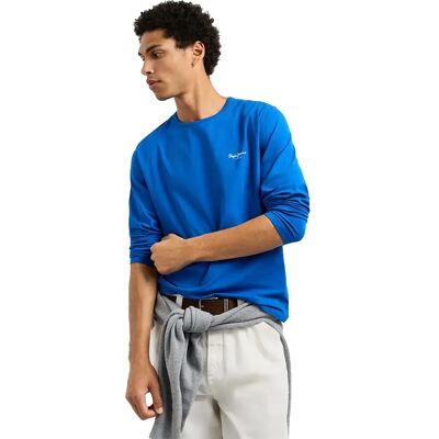 Pepe Jeans Maglietta A Maniche Lunghe Pjl73 Original Basic Electric Blue L Pepe Jeans Maglietta A Maniche Lunghe Pjl73 Original Basic Electric Blue L
