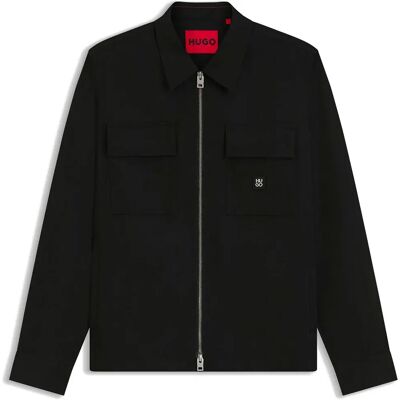 Hugo Camicia A Maniche Lunghe Elack 1026110 Black XL Hugo Camicia A Maniche Lunghe Elack 1026110 Black XL