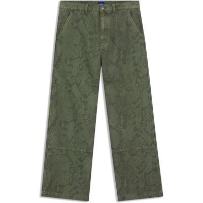 Hugo Pantaloni Gunter263 10280189 Blue Open Green 34 Hugo Pantaloni Gunter263 10280189 Blue Open Green 34