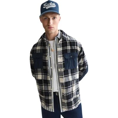Scotch & Soda Camicia A Maniche Lunghe 183718 Sky Captain Check 2XL Scotch & Soda Camicia A Maniche Lunghe 183718 Sky Captain Check 2XL
