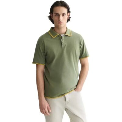 Scotch & Soda Polo A Maniche Corte 1867 Relaxed Fit Oil Green 2XL Scotch & Soda Polo A Maniche Corte 1867 Relaxed Fit Oil Green 2XL