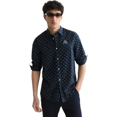 Scotch & Soda Camicia A Maniche Lunghe 18700 Soft Geo Mini Sky Captain XL Scotch & Soda Camicia A Maniche Lunghe 18700 Soft Geo Mini Sky Captain XL