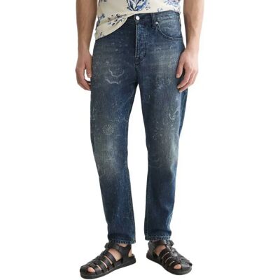 Scotch & Soda Jeans The Dean Loose Tapered Fit Delft Tiles Blue 29 Scotch & Soda Jeans The Dean Loose Tapered Fit Delft Tiles Blue 29