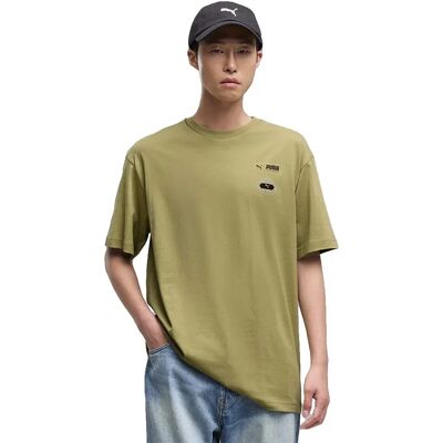 Puma Maglietta A Maniche Corte Graphics Relaxed Stacked Chai Latte M Puma Maglietta A Maniche Corte Graphics Relaxed Stacked Chai Latte M
