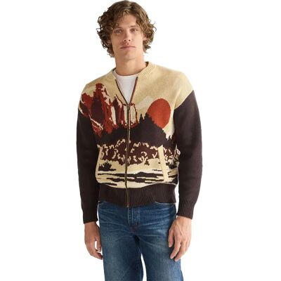 Wrangler Maglione Full Zip Desert Scenic M Wrangler Maglione Full Zip Desert Scenic M
