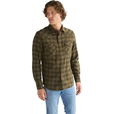 Wrangler Camicia A Maniche Lunghe Western Olive Night 2XL Wrangler Camicia A Maniche Lunghe Western Olive Night 2XL