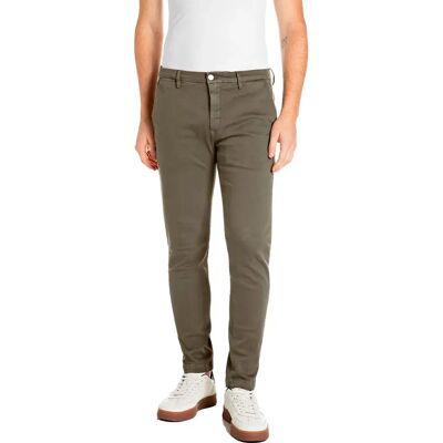 Replay Pantaloni Chino M9627e.000.8366197 Ivy Green 29 Replay Pantaloni Chino M9627e.000.8366197 Ivy Green 29