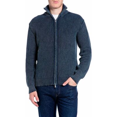 Replay Maglione Con Zip Completo Uk00av.000.726ig Total Eclipse 2XL Replay Maglione Con Zip Completo Uk00av.000.726ig Total Eclipse 2XL