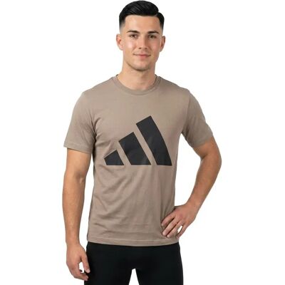 Adidas Maglietta A Maniche Corte Essentials Big Logo Khaki Six / Black M Adidas Maglietta A Maniche Corte Essentials Big Logo Khaki Six / Black M