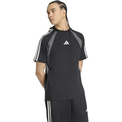 Adidas Maglietta A Maniche Corte Seasonal Essentials Colorblock Black / Grey Five / Lgh Solid Grey 2XL Adidas Maglietta A Maniche Corte Seasonal Essentials Colorblock Black / Grey Five / Lgh Solid Grey 2XL