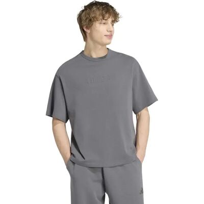 Adidas Maglietta A Maniche Corte Soft Lux Graphic Grey Five L Adidas Maglietta A Maniche Corte Soft Lux Graphic Grey Five L