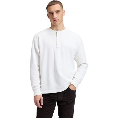 Lee Polo A Maniche Lunghe Henley Slim Fit Ecru L Lee Polo A Maniche Lunghe Henley Slim Fit Ecru L