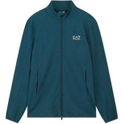 Ea7 Emporio Armani Felpa Con Zip 7m002150_af26216 Sea Moss L Ea7 Emporio Armani Felpa Con Zip 7m002150_af26216 Sea Moss L