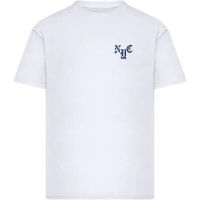 Mister Tee Maglietta A Maniche Corte Urban New York Oversize White XS Mister Tee Maglietta A Maniche Corte Urban New York Oversize White XS