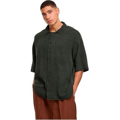 Urban Classics Camicia A Maniche Corte Tb7360 True Olive S Urban Classics Camicia A Maniche Corte Tb7360 True Olive S
